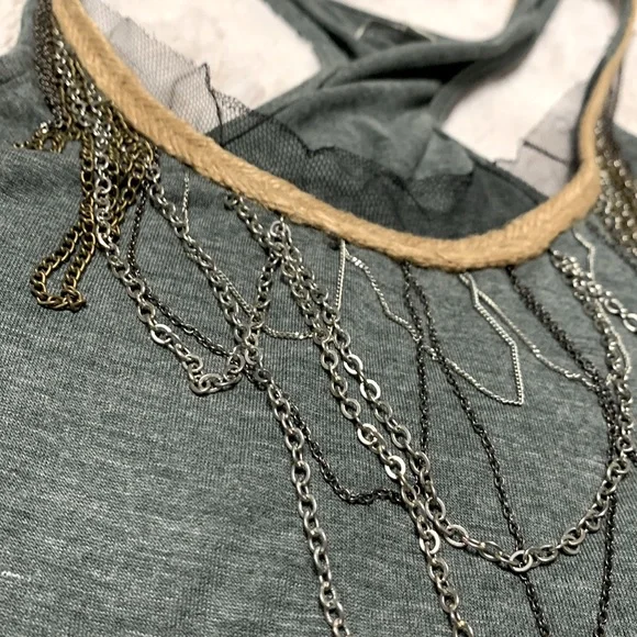 Charlotte Russe embellished racerback tank - Picture 5 of 9